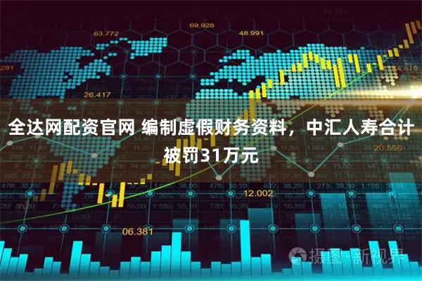 全达网配资官网 编制虚假财务资料，中汇人寿合计被罚31万元